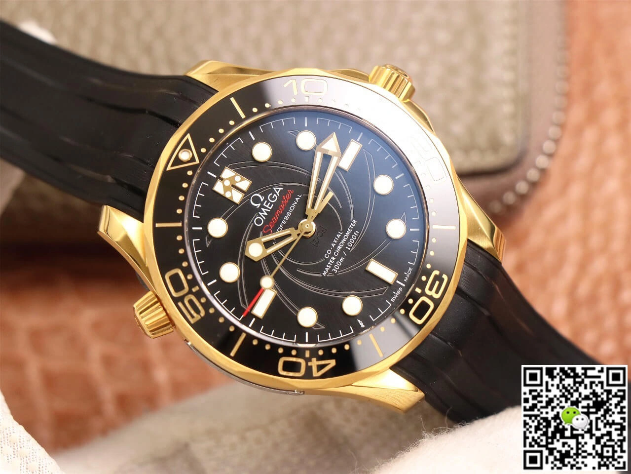 Omega Seamaster 210.62.42.20.01.001 VS Factory 1:1 Best Edition Replica Watch Black Strap